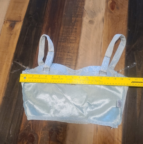 Haute Monde Lace Corset Cropped Top Size Medium - Picture 5 of 16